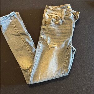 Eunina Light Blue Distressed Skinny Jeans Sz 0